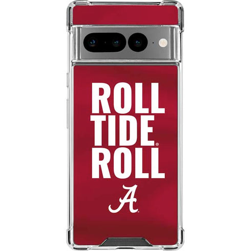 University of Alabama Roll Tide Roll Google Pixel 7 Pro Clear Case